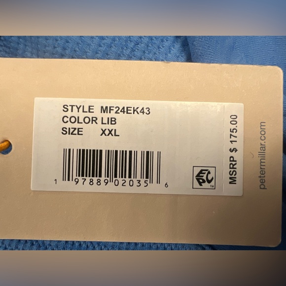 Peter Millar Liberty Blue Vista Hybrid Full-Zip Jacket Size 2XL NWT - Picture 7 of 8